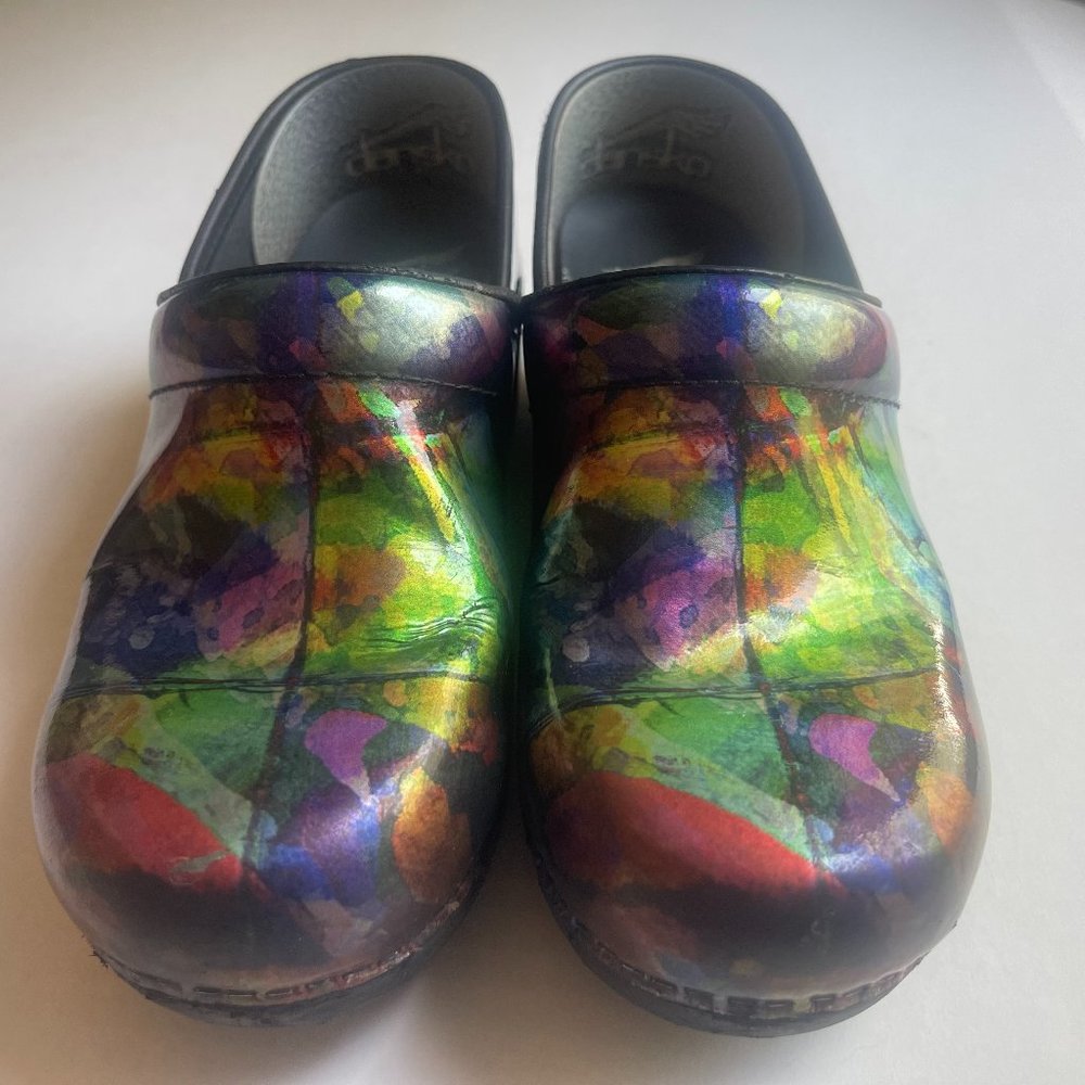 DANSKO XP2.0 Colored Pencil Patent womens size EU 37 ; US 6.5 -7;